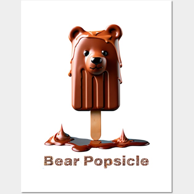 Bear Popsicle Wall Art by CreativeTees23